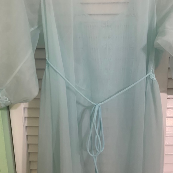 VINTAGE sheer coquette lingerie nightie - Picture 8 of 9